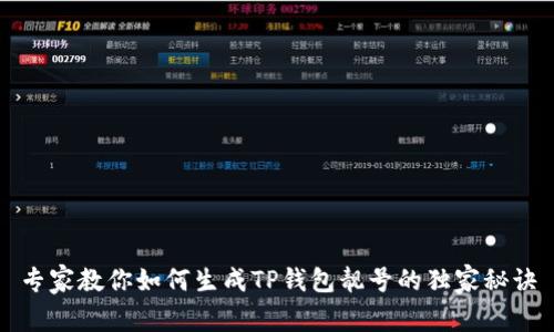 专家教你如何生成TP钱包靓号的独家秘诀